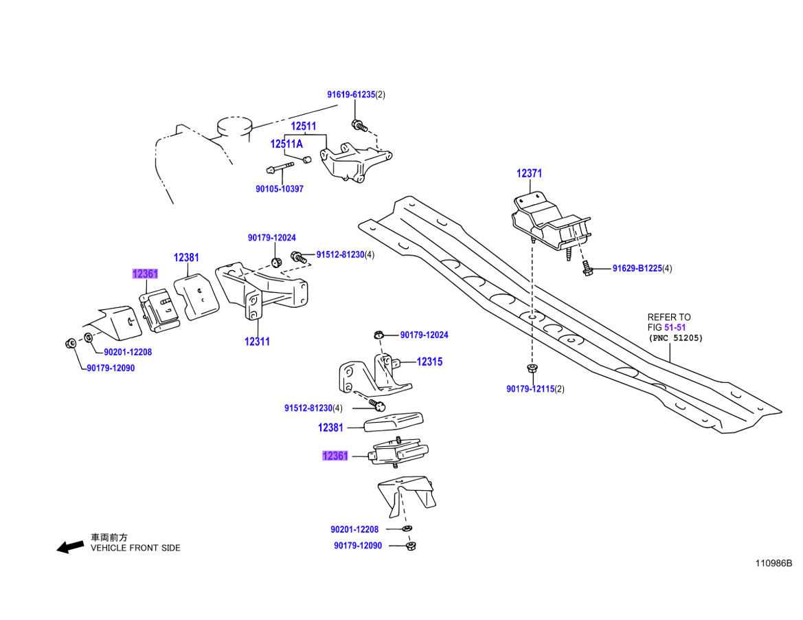 FZJ105 / HZJ105 Engine Mounts - Pair