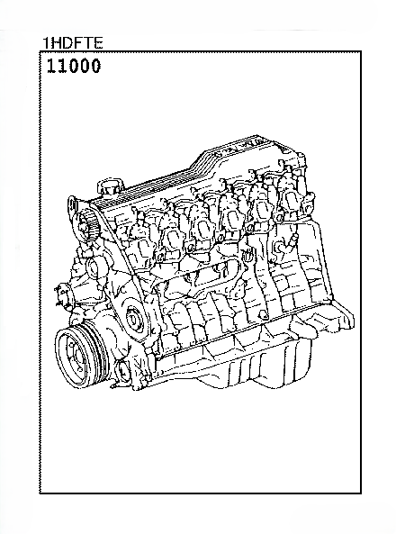 1HD-FTE Long Engine - Suit HDJ78 / HDJ79