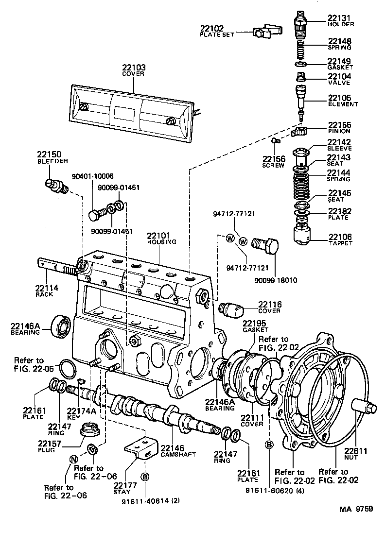 2H / 12HT Fuel System Washer