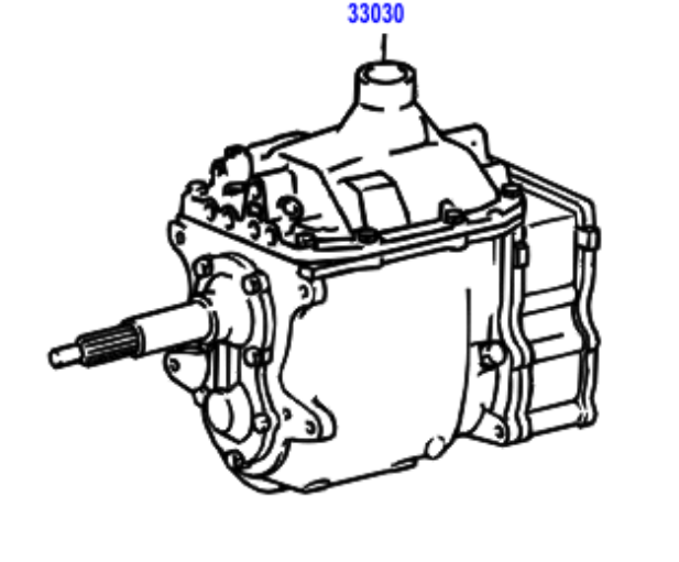 H55F 5 Speed Gearbox - Suit HJ60, HJ61, FJ60, FJ62