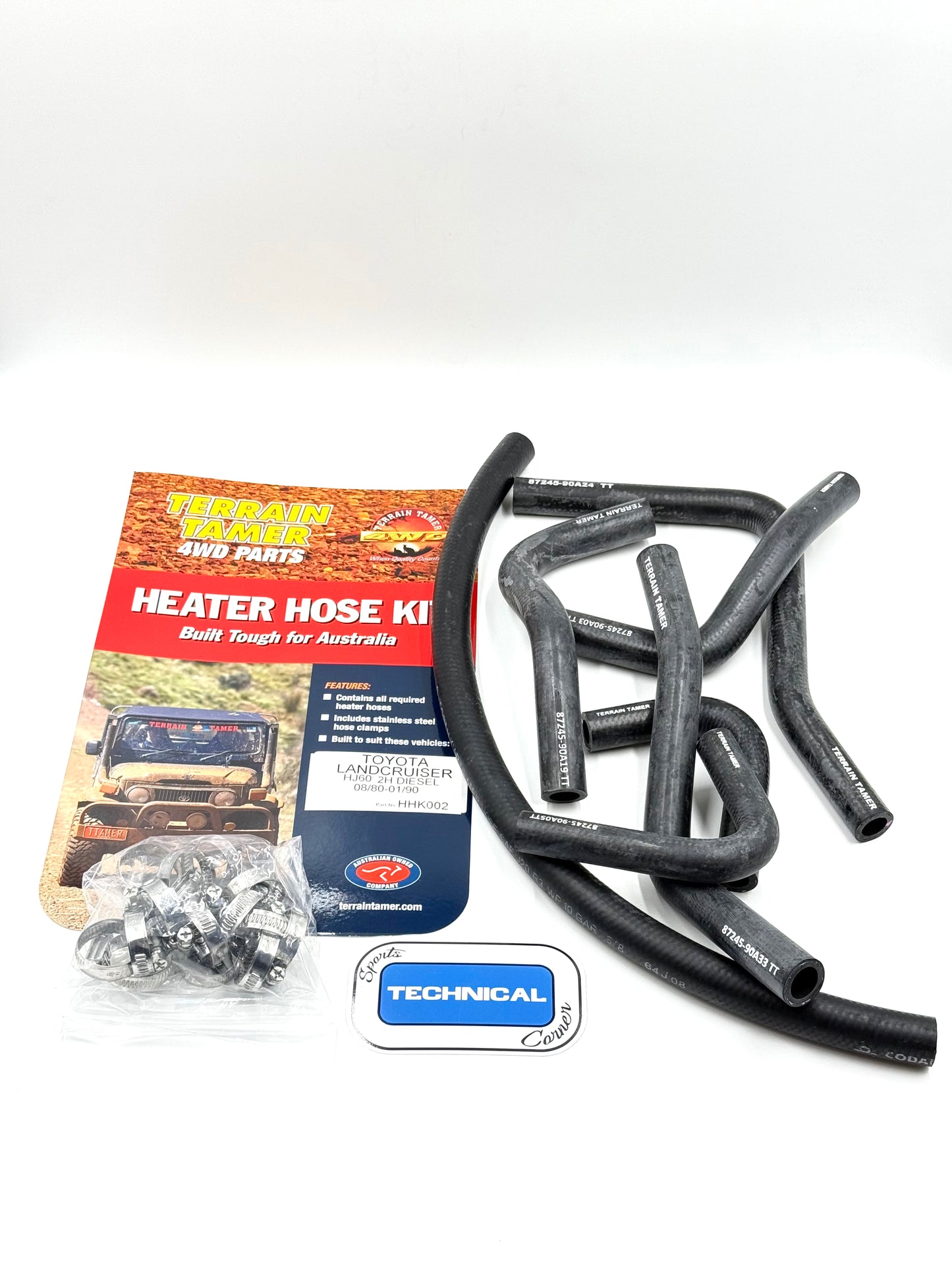 Terrain Tamer - Heater Hose Kit - 60 Series Landcruiser - HJ60 - 2H