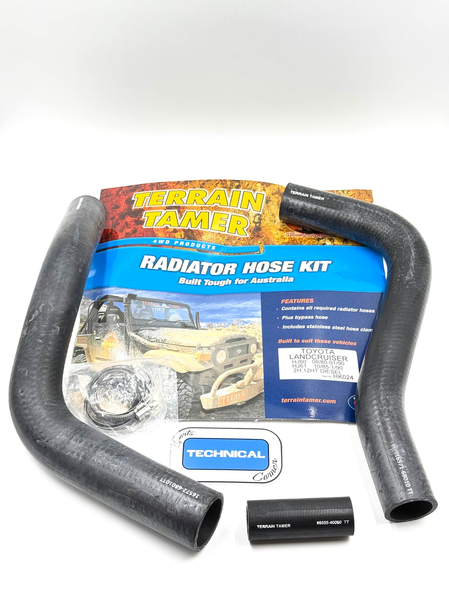 Terrain Tamer - Radiator Hose Kit - 60 Series Landcruiser - HJ60 / HJ61