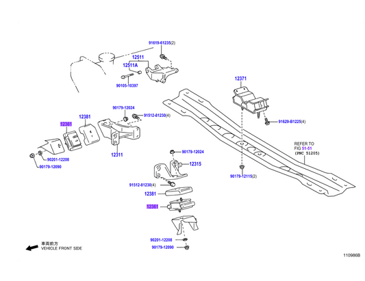 FZJ105 / HZJ105 Engine Mounts - Pair