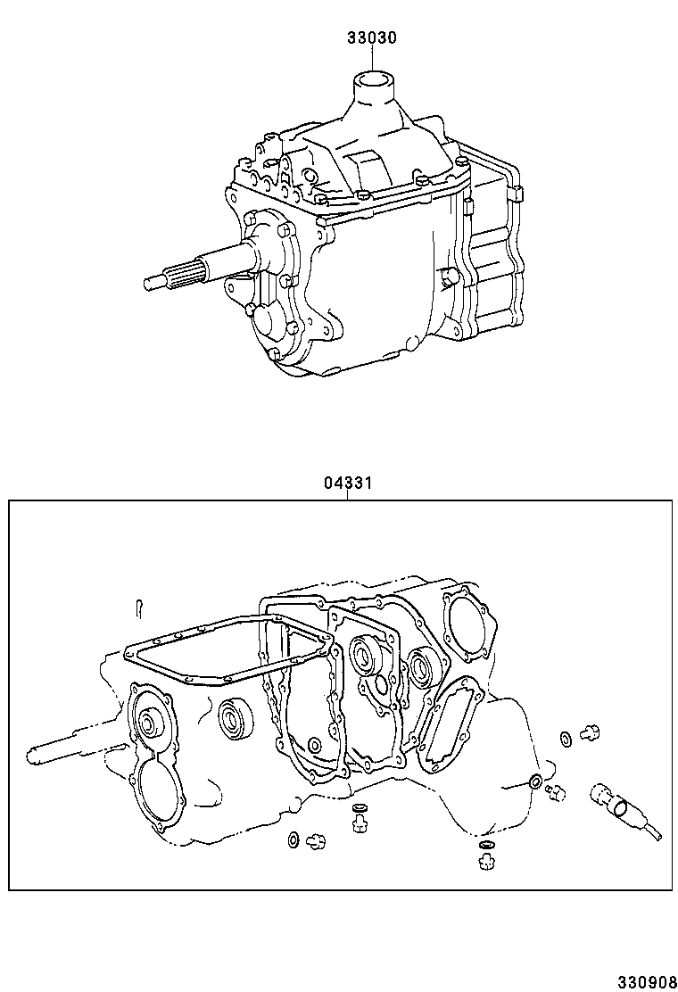 H55F 5 Speed Gearbox - Suit HZJ75