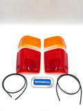 Hilux / 4Runner Tail Light Lenses (Pair) - Suits YN57, YN65