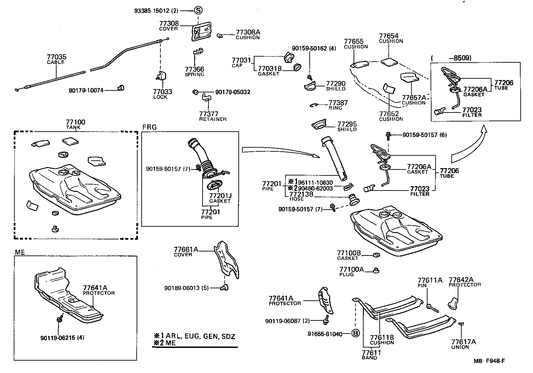 AE86 EFI Baffled Fuel Tank