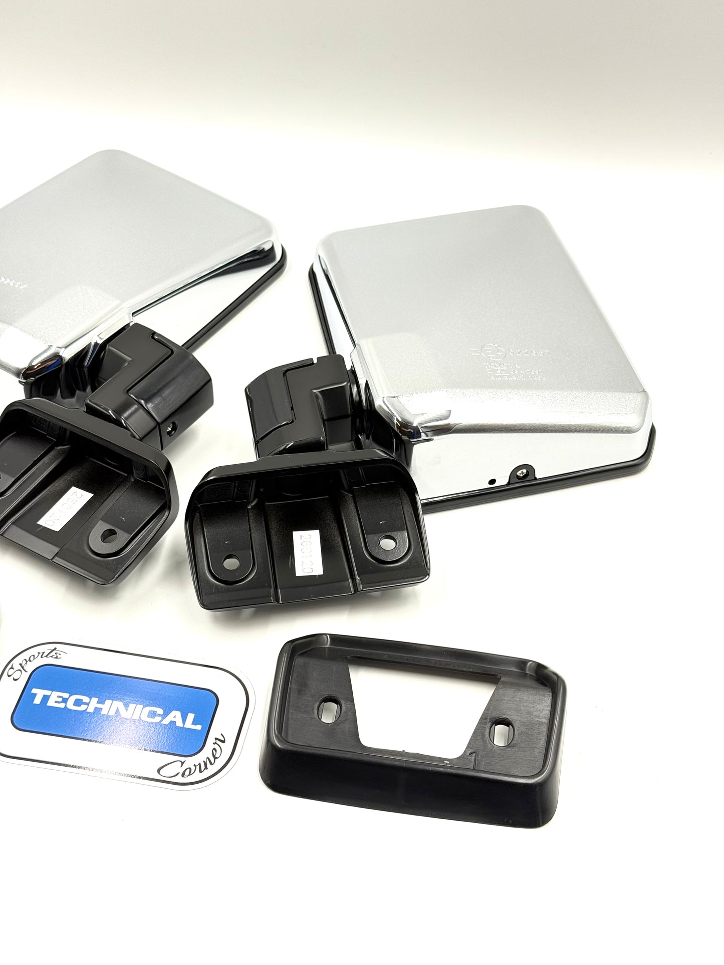 76 Series Mirrors - Genuine Toyota - Suit 60 Series Landcruiser - Chrome