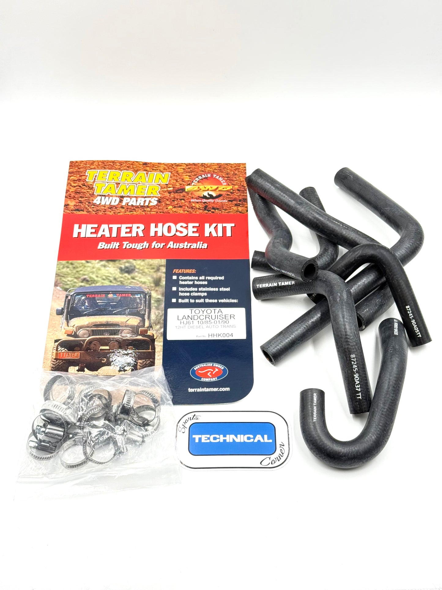 Terrain Tamer - Heater Hose Kit - 60 Series Landcruiser - HJ61 - 12HT Auto