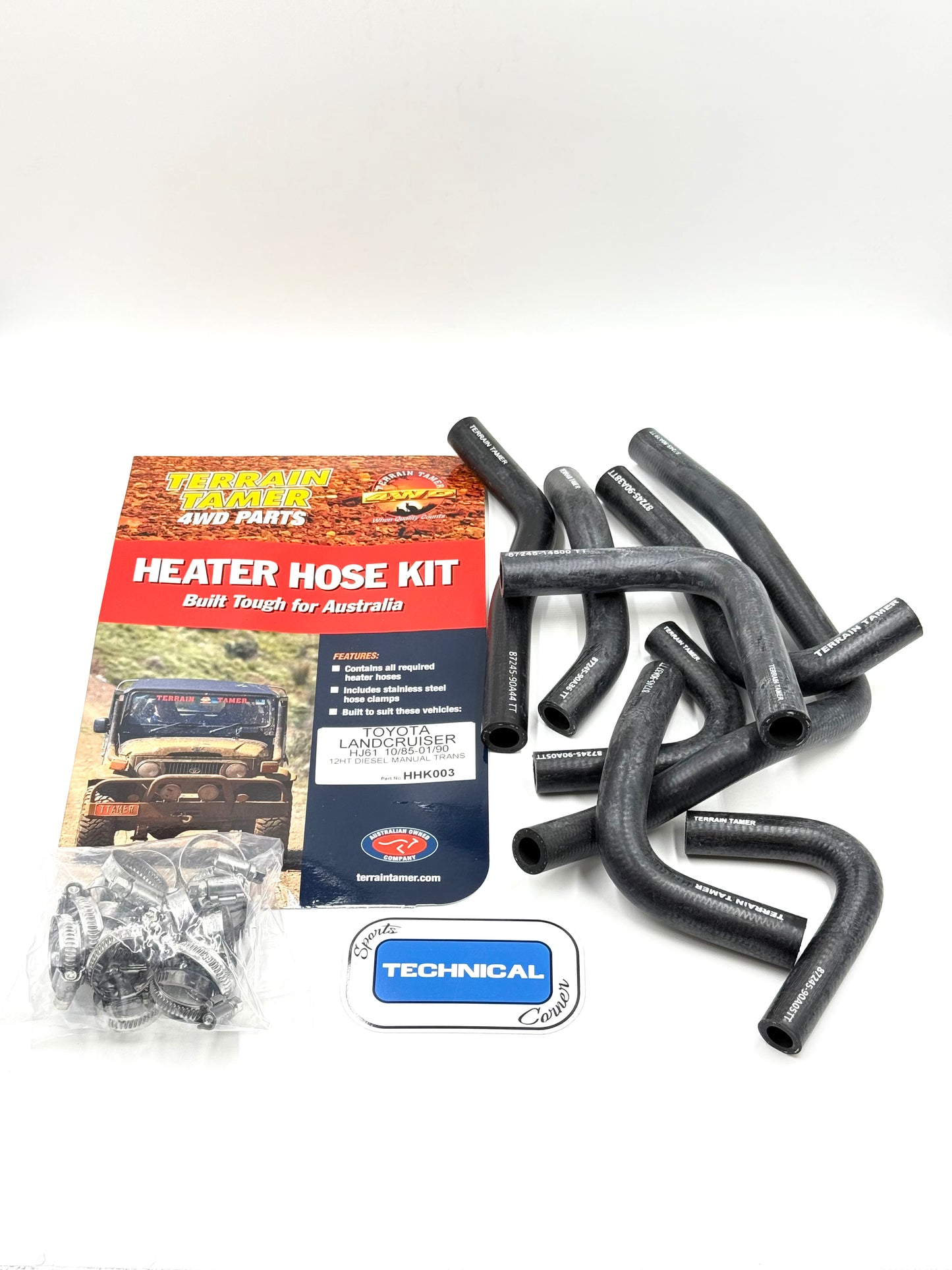 Terrain Tamer - Heater Hose Kit - 60 Series Landcruiser - HJ61 - 12HT Manual