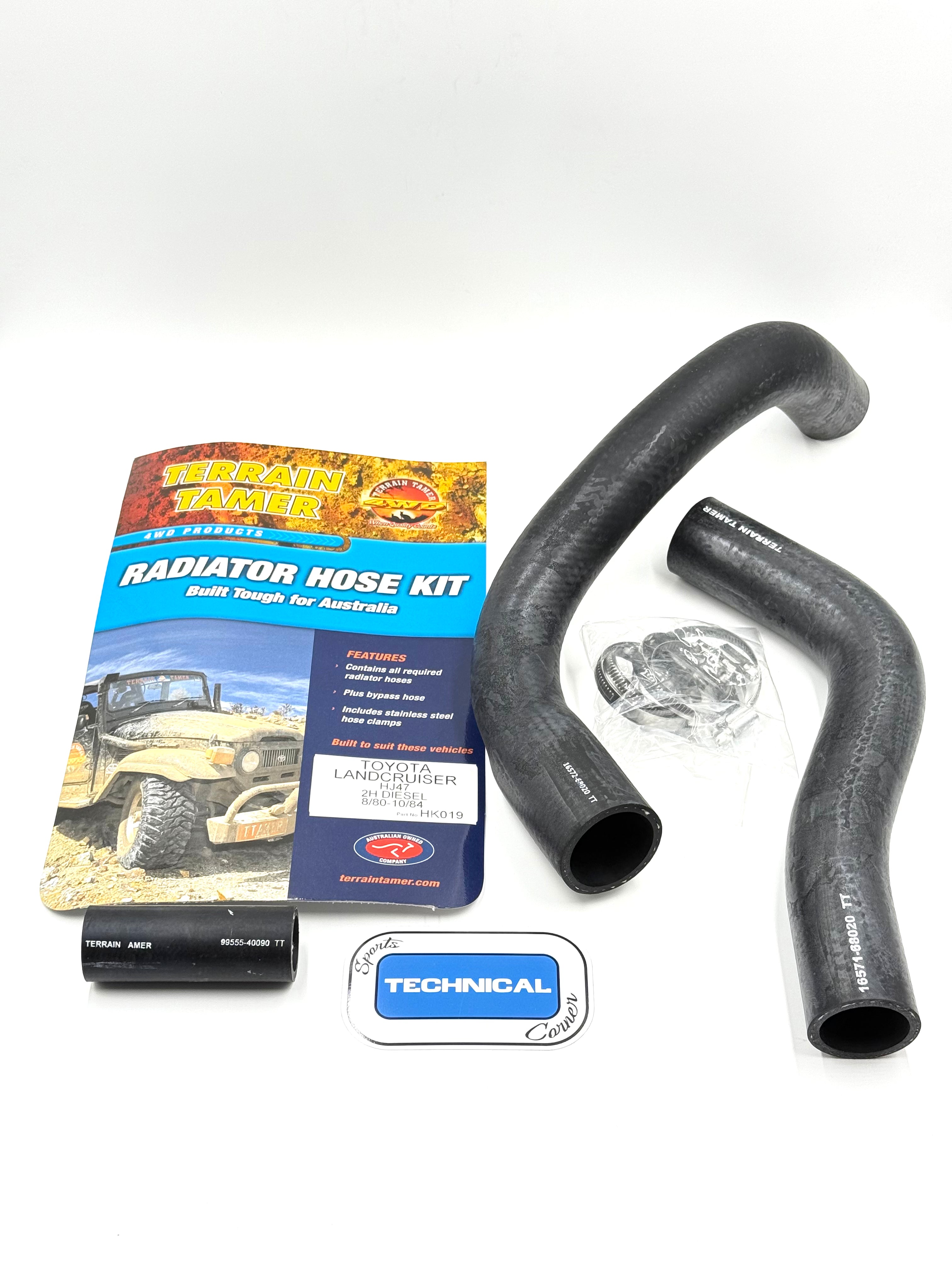 Terrain Tamer - Radiator Hose Kit - 40 Series Landcruiser - HJ47 ...