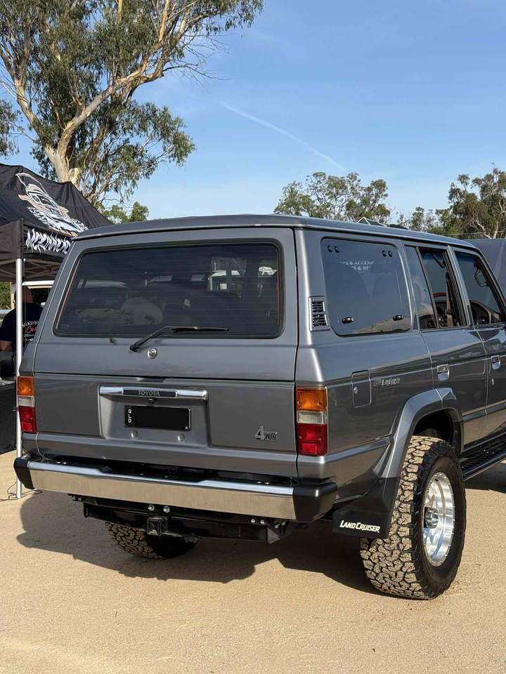 60 Series Landcruiser Rear Bumper - Chrome