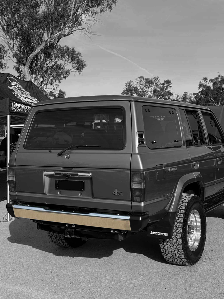 60 Series Landcruiser Rear Bumper - Chrome