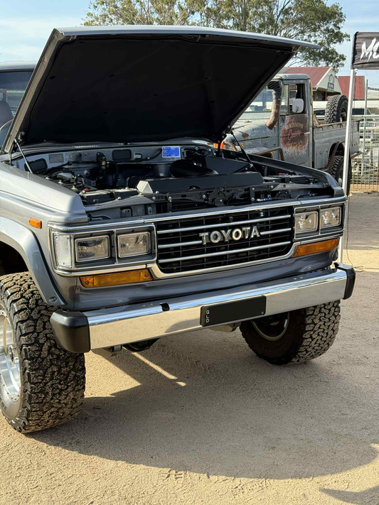 60 Series Landcruiser Front Bumper - Chrome