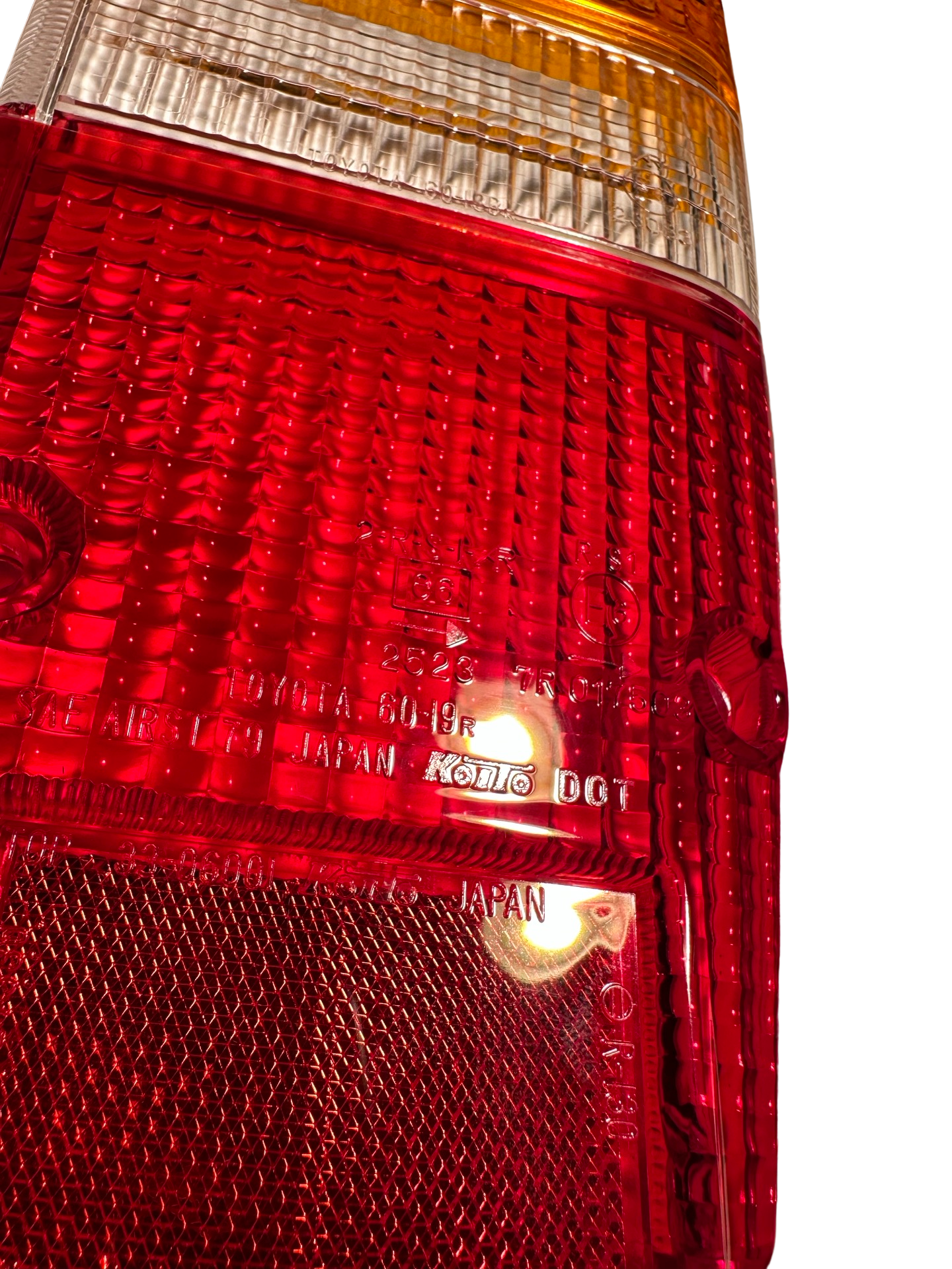 60 Series Landcruiser Tail Light Lense Pair - Suit HJ60, HJ61, FJ60, FJ62, BJ60