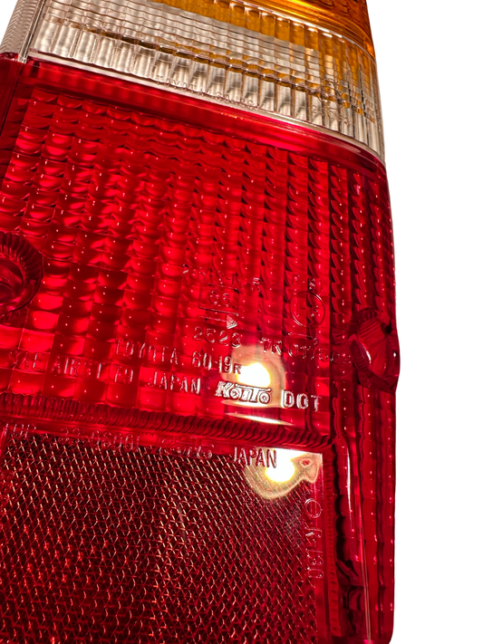 60 Series Landcruiser Tail Light Lense Pair - Suit HJ60, HJ61, FJ60, FJ62, BJ60